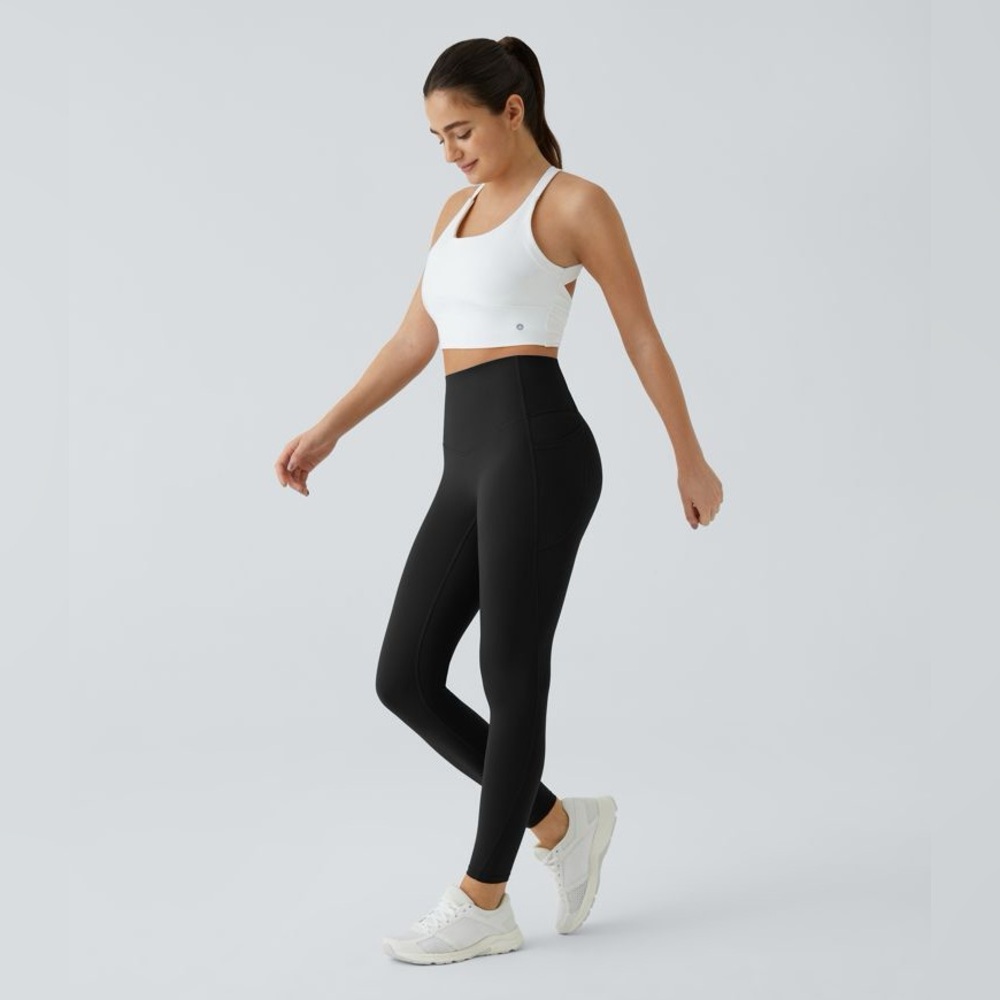 Halara UltraSculpt High Waisted Tummy Control 7/8 Leggings Black Size Small NWOT - Picture 6 of 12